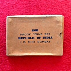 1981 - (FAO) World Food Day Proof 2 Coins Set (Rs.10, Rs.100) Bombay Mint