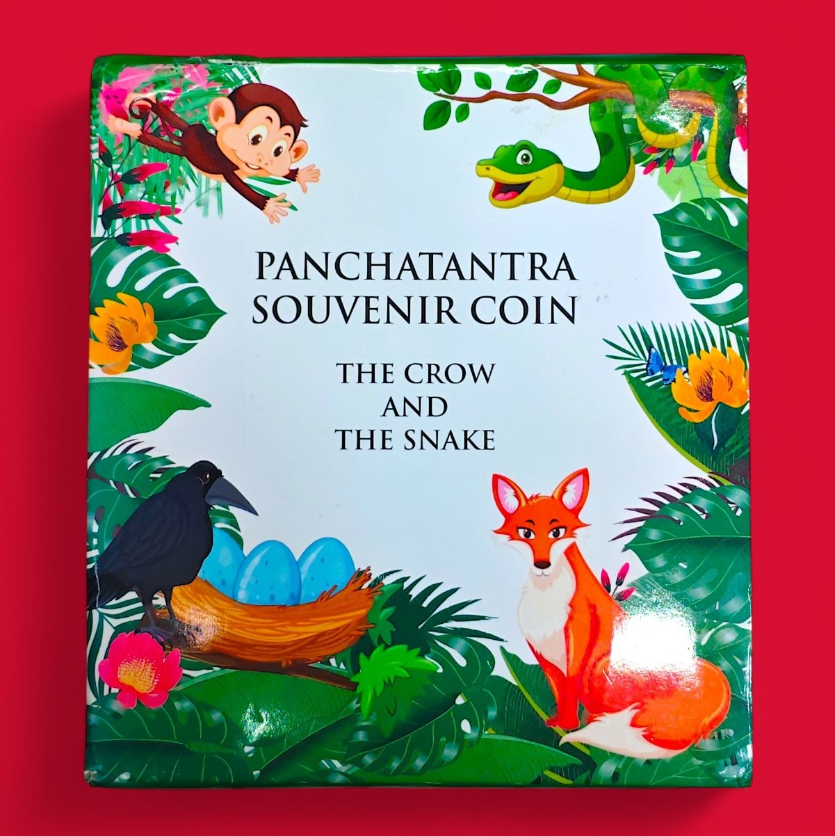 Panchatantra Souvenir The Crow and the Snake 2022 Silver Commemorative Coin Set